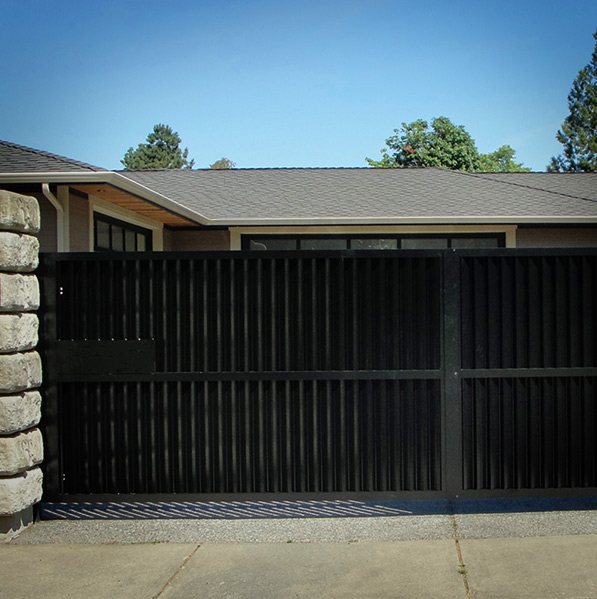 Security Gates with Angled Slats | Pacifica Gates Vancouver